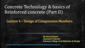 Lecture 4 Part 3 Design of RC Column