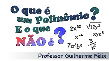 Como saber quando não é um polinômio?