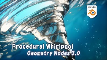 [Outdated][Tut] Procedural Vortex/Whirlpool - Blender Geometry Nodes 3.0 Field; Nodevember2021