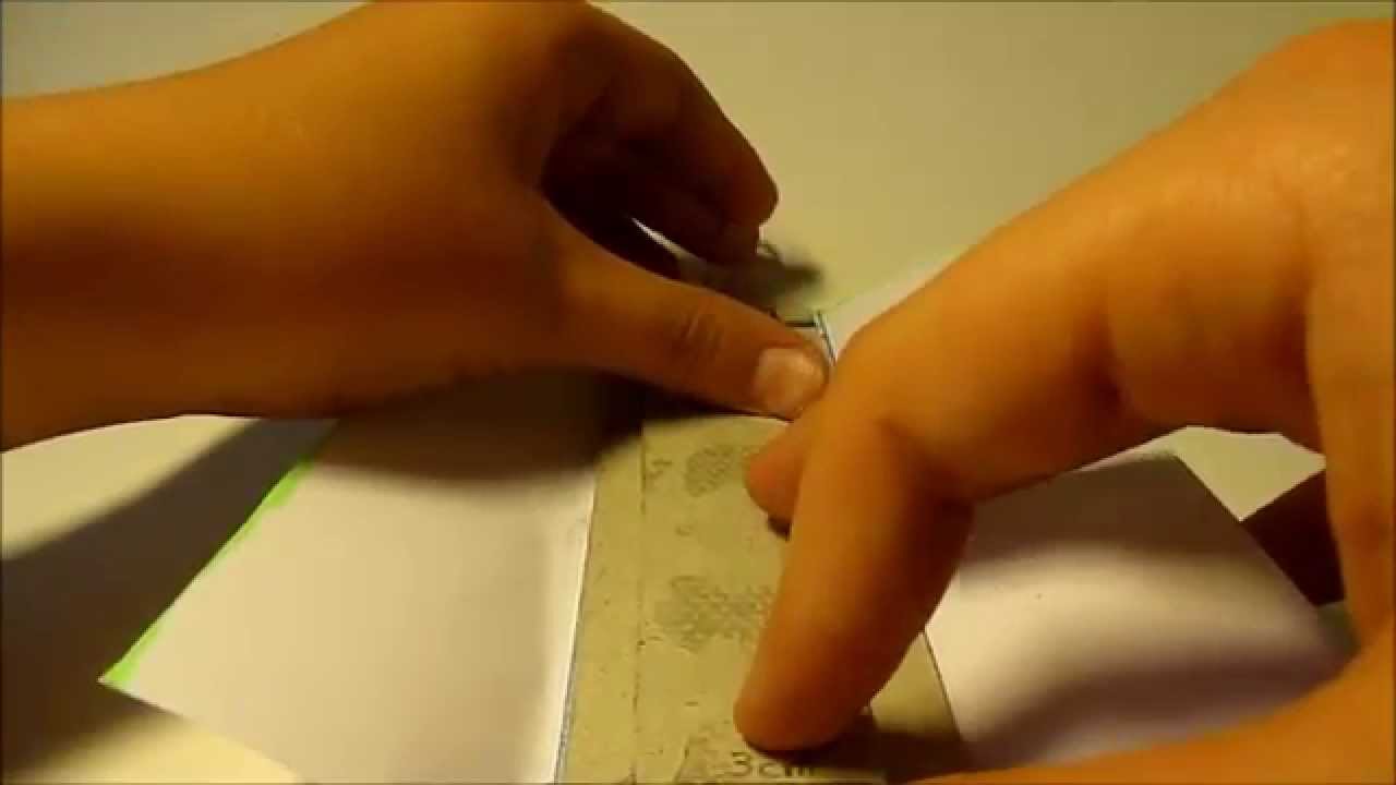 Easy DIY paper hidden blade tutorial YouTube
