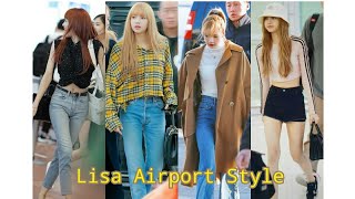 BLACKPINK Lisa Louis Vuitton zip hoodie airport style June 2019