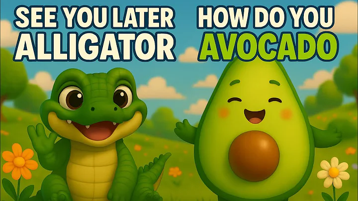 See You Later Alligator + How Do You Do Avocado 🐊🥑 | Fun Goodbye & Hello Songs for Kids