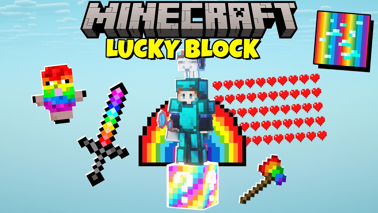 MINECRAFT ONE BLOCK LUCKY BLOCK HUYỀN THOẠI : Lucky Này Thật Đáng Sợ !!