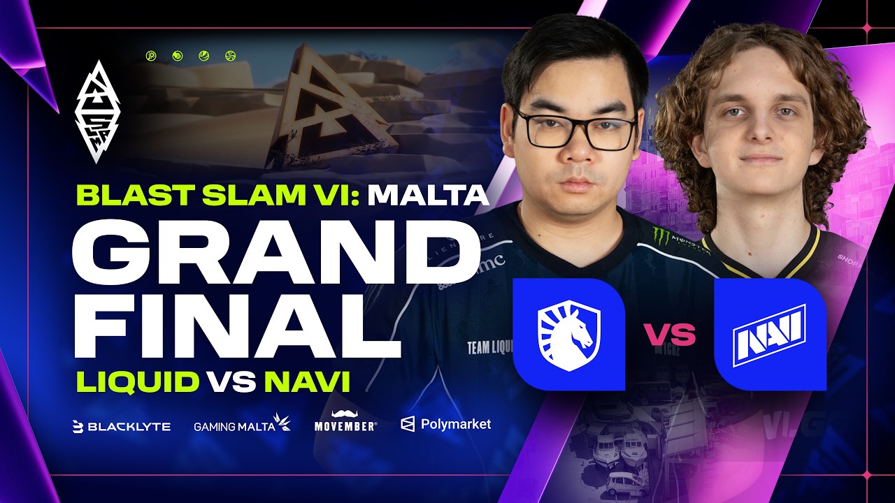 BLAST SLAM VI: Malta, GRAND FINAL - Team Liquid vs Natus Vincere - Dota 2 LIVE