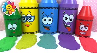 Learn Colors with Crayon Surprises 🔴 and Sesame Street! Learning Video for Toddlers