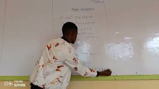 example 2 on solution of cubic equations.