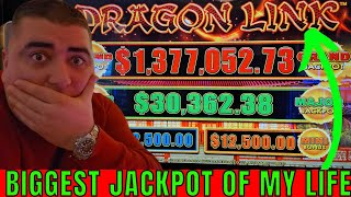 BIGGEST JACKPOT Of MY LIFE On Million Dollar Dragon Link Slot screenshot 4