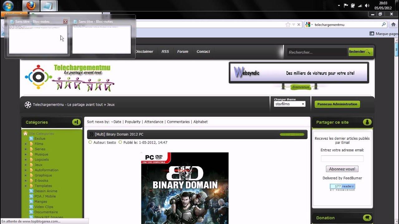 site de telechargement jeux,logiciel,music gratuitement YouTube