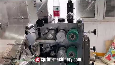 PAPER STRAW PACKING MACHINE WITH 2 COLOURS PRINTING STATIONS