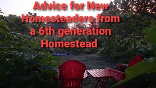 Advice for New Homesteaders ...from a 6th generation homesteader! And all about how we got started!