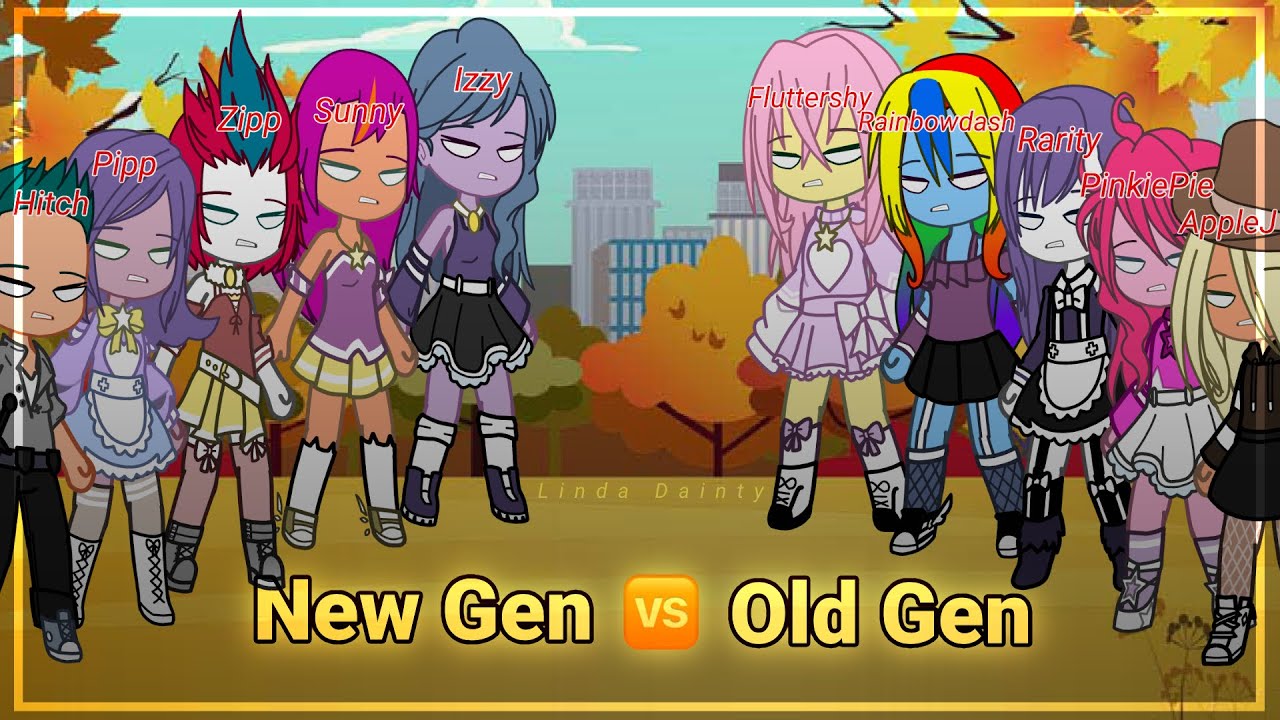 🌺 New Gen vs Old Gen 🌺 [My Little Pony] - Gacha Club Singing Battle 🎶🎤 