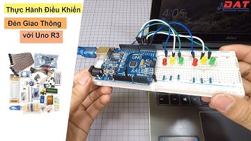 Thực Hành Led Giao Thông Với Arduino Uno R3 | Điện tử DAT