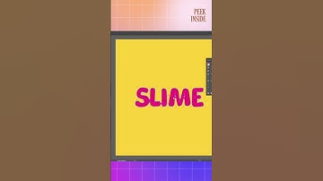 Slimy Text effect in adobe illustrator. #graphicdesign #illustrator #design
