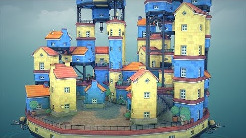 Townscaper: Floating Miniatures/Floating Cities Session 1 (Timelapse)