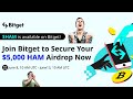Participate in the Bitget Exchange and Hamster Coin Airdrop Campaign | Claim $5,000 HAM Rewards!