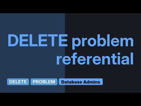DELETE statement conflicted with the REFERENCE constraint (4 Solutions!!)