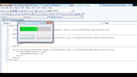 VB.NET Tutorial - How To Use A Progress Bar