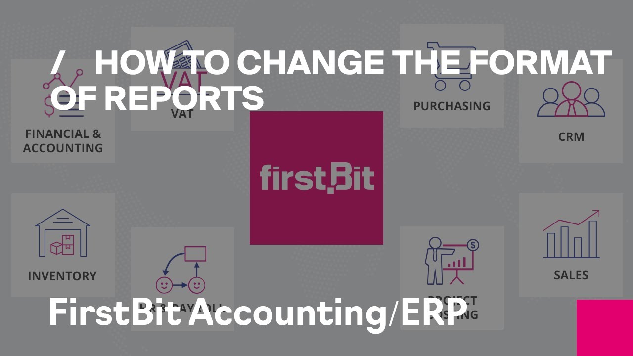 How to change the format of the reports - YouTube