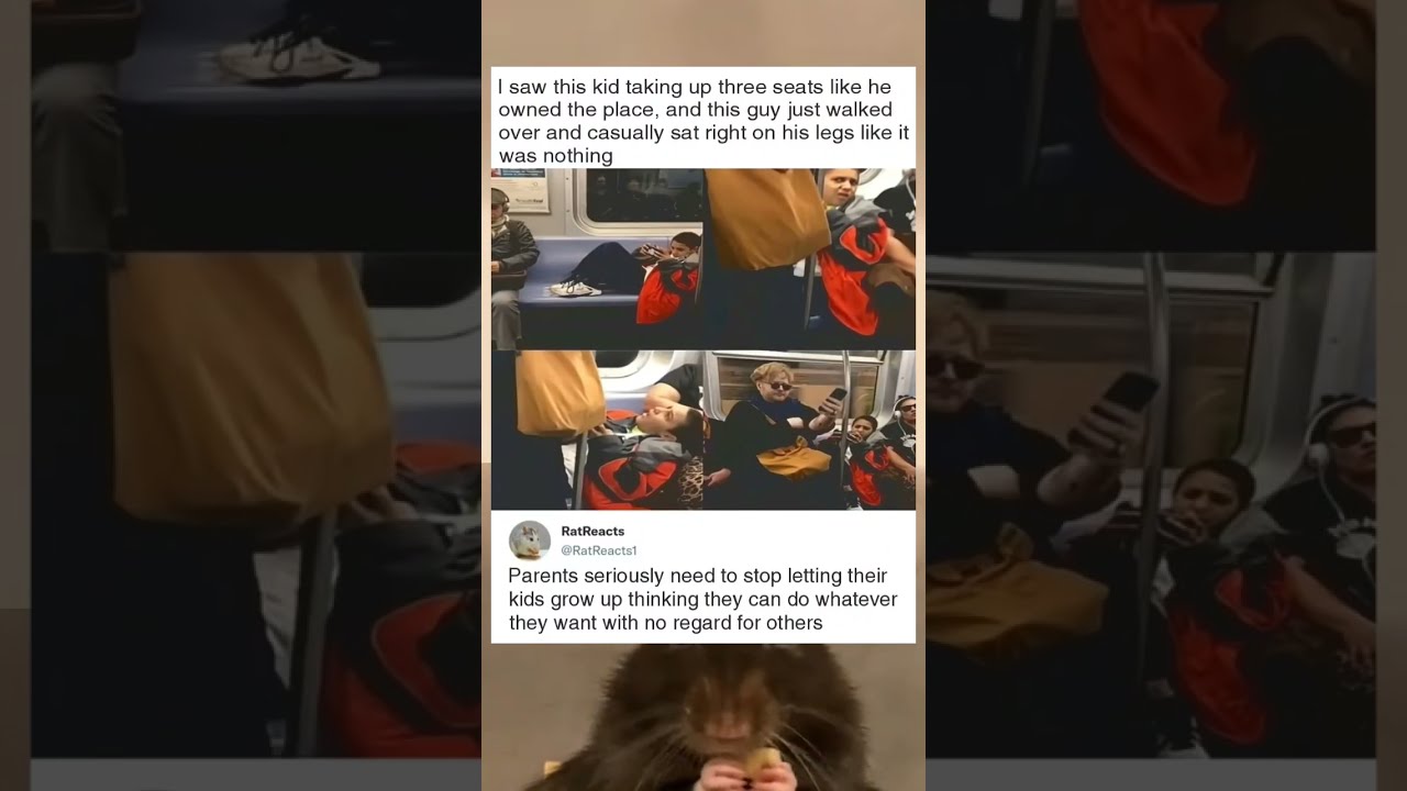 He Really Took Up 3 Seats