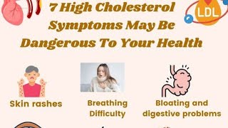 Symptoms Of High Cholesterol.