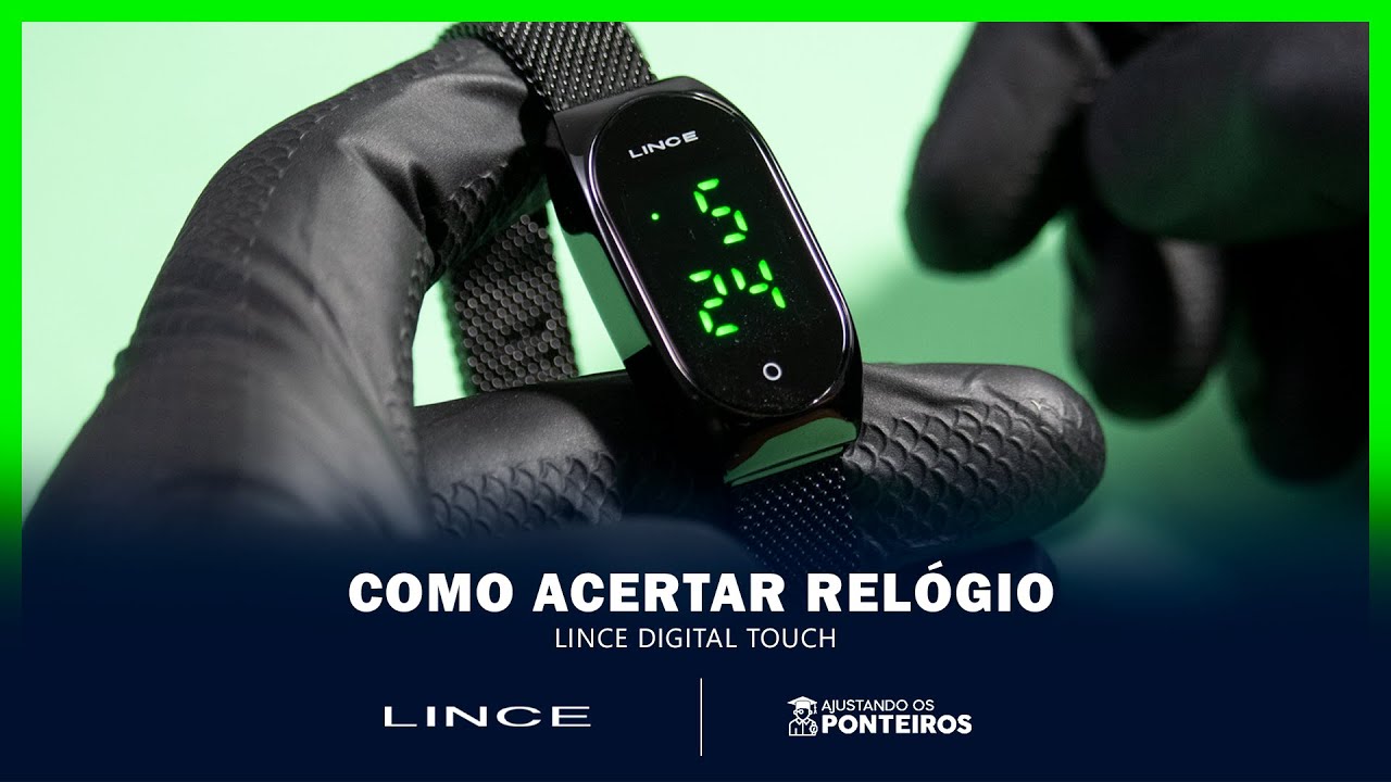 Como Acertar o Relógio Lince Touch