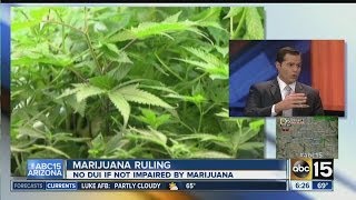 Arizona marijuana rules against DUIs for marijuana