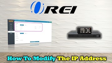 How to Change the IP address for the UHDS-404VW