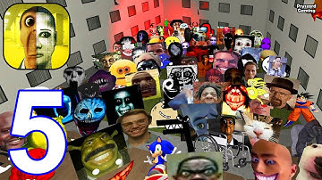 Nextbots In Backrooms: Shooter - Gameplay Walkthrough Part 5 Backrooms Map (iOS, Android)