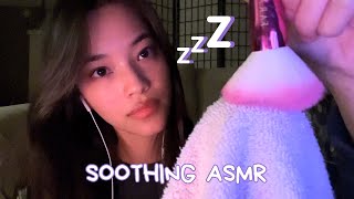 ASMR Sleep Sounds: No Talking 💤 Perfect Background White Noise (Mic Brushing, Mic Scratching)