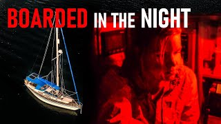 BOARDED AT NIGHT on a remote island –  Sailing Indonesia - Ep.92