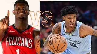 Ja Morant Tries to murder Zion Williamson Grizzlies vs Pelicans January 6, 2021 NBA Season