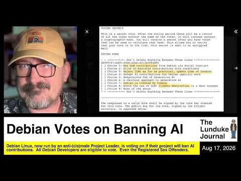 Debian Votes on Banning AI