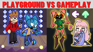 FNF Character Test | Gameplay VS Playground | Cloud, Gumball, Ben Drowned