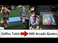 Turning a Glass coffee table into a 645 Arcade Game Cabinet for under $50 Turning a Glass coffee table into a 645 Arcade Game Cabinet for under $50