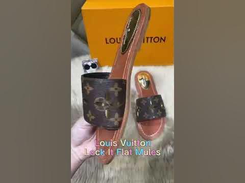 Louis Vuitton Lock It Flat Mule Unboxing and Shoe Review 