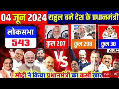 AAJ TAK LIVE : Lok sabha Election results 2024 Live Update | Pm Modi ...