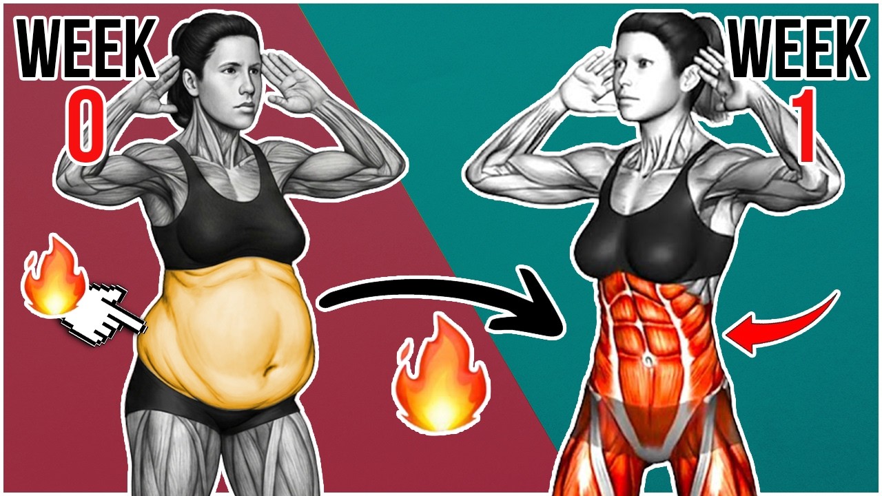 🔥 Lose Stubborn Belly Fat in 7 Days ✅ Standing Exercises to Slim Your Waist & Burn Calories