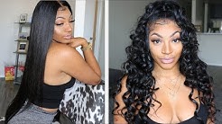 TRANSFORMING SILKY STRAIGHT  HAIR  TO CURL DEEP WAVE HAIR ???