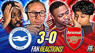 Arsenal Fans FUMING 😡 Reactions to Brighton 3-0 Arsenal | Premier League Fan Reactions