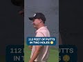Two holes, 112 feet(!!!) of putts 😱