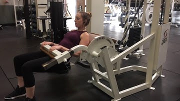 Hip Thrusts on Leg Curl Machine