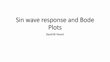 Sin waves and Bode Plots