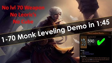 Diablo 3 Insane Solo Leveling Strat with Crudest Boots (Hardcore Viable)