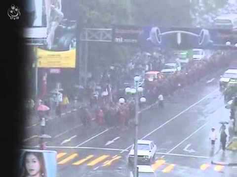VEN. ASHIN INDAKA IS DOING EVIL: Monks Revolution Continue to Third Day in Burma