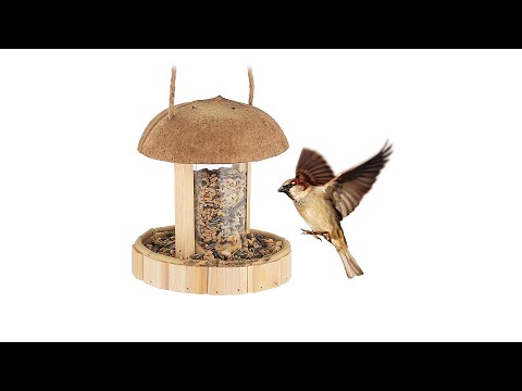 Mangeoire à oiseaux en bois à acheter