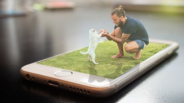 3D Waterfall On Mobile(3D Pop Out Effect) Photo Manipulation In Photoshop