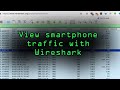 View smartphone traffic with wireshark on the same network tutorial