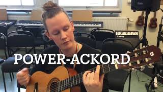 4-chordsong power-ackord G, D, Em C gitarr