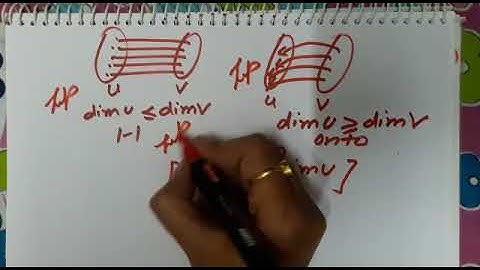 One One(Injective) & Onto(Surjective) linear transformation in Hindi | Linear algebra