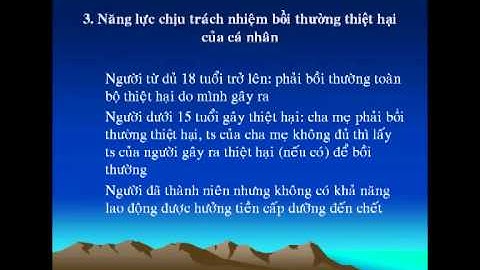 07 Bai3 NhungQuyDinhChungVeTrachNhiemBoiThuong